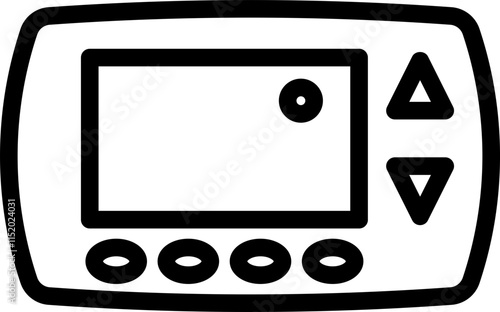 Thermostat Line Icon