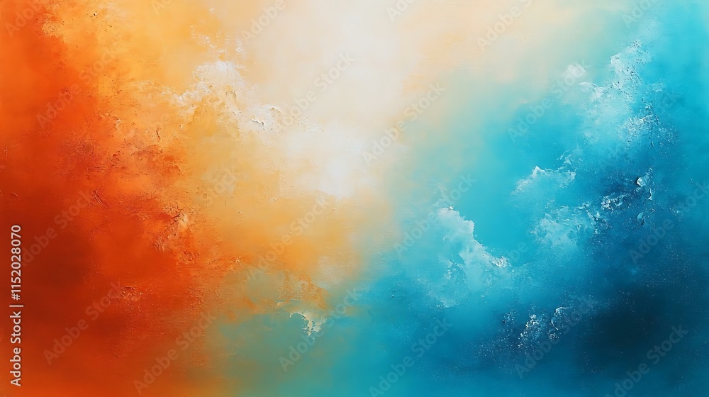 Obraz premium Abstract Colorful Gradient Painting