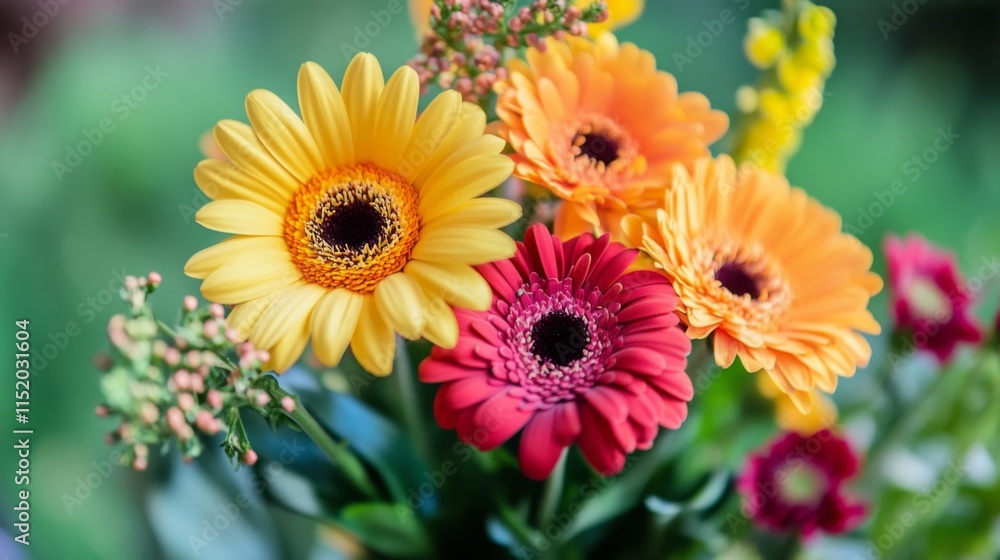 Vibrant Flower Festival Display in Natural Lighting Vibrant Flower Festival Display in Natural Lighting