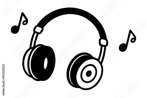 headphones illustration