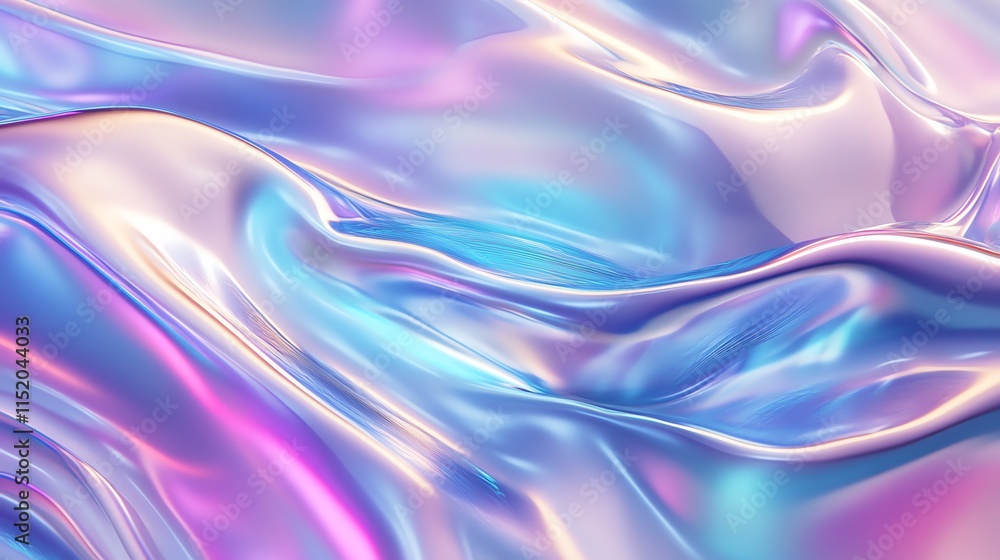 custom made wallpaper toronto digitalA dreamy iridescent fabric with soft waves of pastel colors creating an abstract and colorful background.