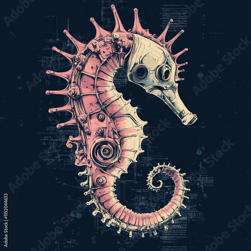 Seahorse illustration photo