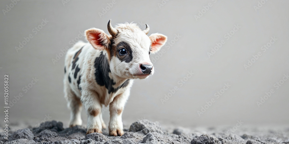 Concept photo of cow with space for text Concept photo of cow with space for text