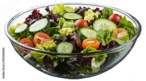 Fresh Mixed Greens Salad with Vibrant Vegetables