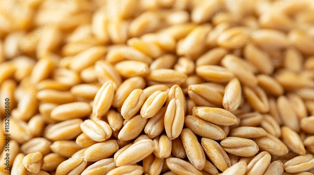 Close-up of golden wheat grains, showcasing their texture and natural color. Close-up of golden wheat grains, showcasing their texture and natural color.