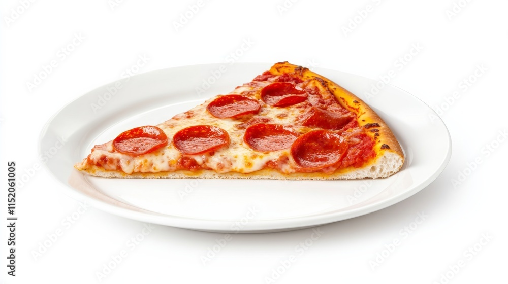 Fresh Slice of Pizza with Extra Cheese and Toppings Fresh Slice of Pizza with Extra Cheese and Toppings