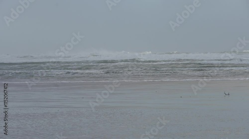 huge waves on the ocean. Wild Atlantic Way