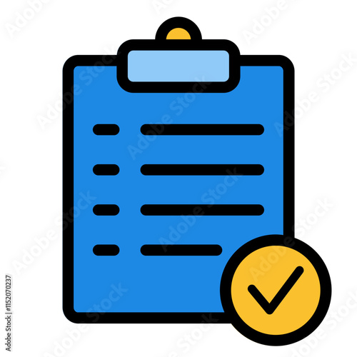 Event Planning and Management Icon Set - Flat Style with Bold Outlines and Bright Colors