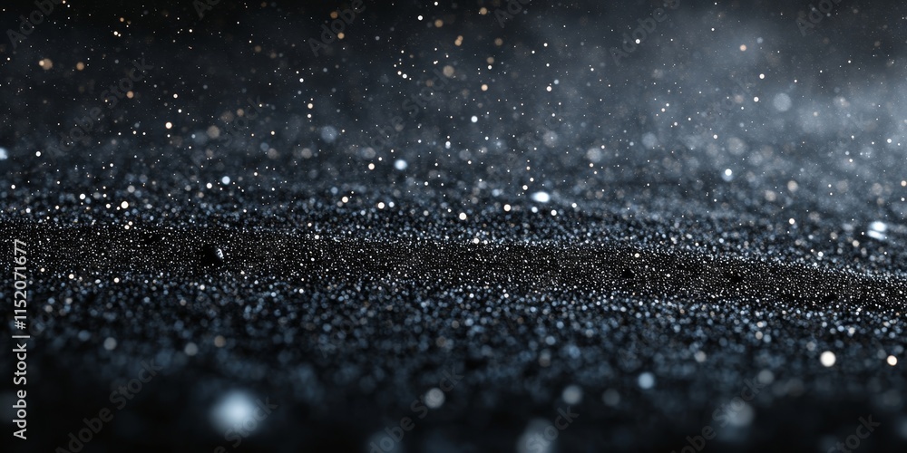 Dark gray black grainy gradient background noise texture effect wide banner copy space, Generative AI Dark gray black grainy gradient background noise texture effect wide banner copy space, Generative AI