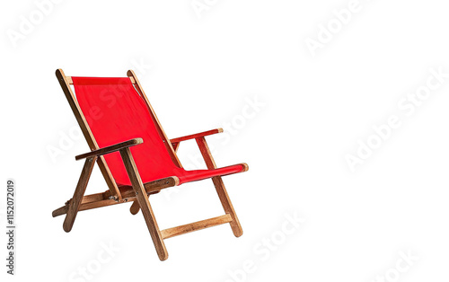 Beach Chair on transparent or white background,png photo