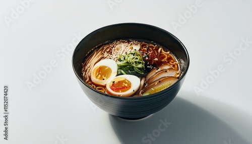 Perfectly cooked noodles, a flavorful broth, and all the toppings. This is ramen heaven photo