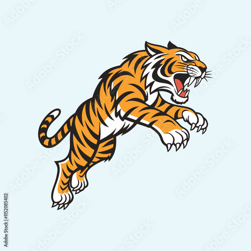 A tiger vector is a digital illustration of a tiger created using vector graphics, which allows for scalable and high-quality images.