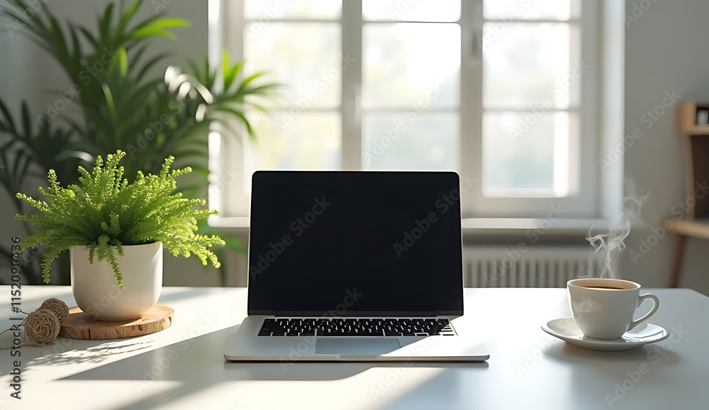 laptop and coffee laptop and coffee