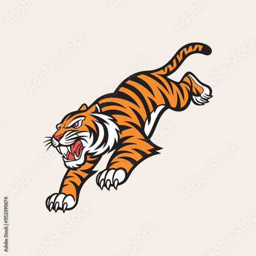 A tiger vector is a digital illustration of a tiger created using vector graphics, which allows for scalable and high-quality images.