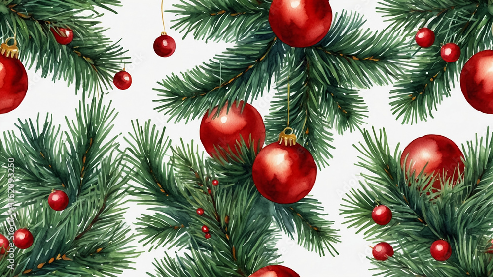 Christmas composition, frame. Christmas decorations, spruce branches, red balls, gifts, toys. Xmas, winter, new year concept. Flat lay, top view, copy space Christmas composition, frame. Christmas decorations, spruce branches, red balls, gifts, toys. Xmas, winter, new year concept. Flat lay, top view, copy space