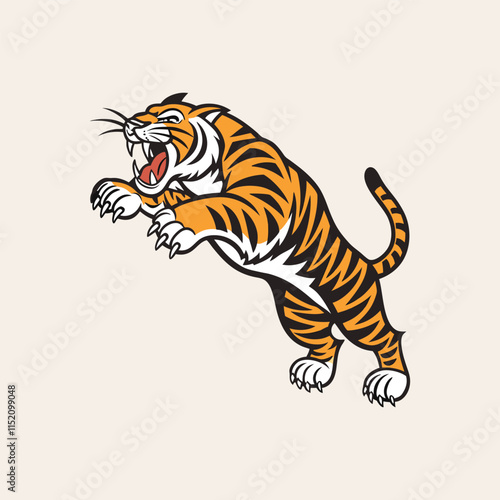 A tiger vector is a digital illustration of a tiger created using vector graphics, which allows for scalable and high-quality images.