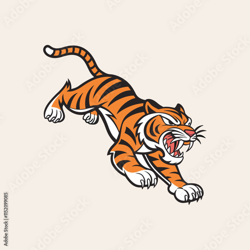 A tiger vector is a digital illustration of a tiger created using vector graphics, which allows for scalable and high-quality images.
