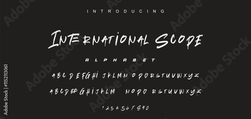 Best Alphabet Painting Paint Brush Beauty Script Logotype Font lettering handwritten