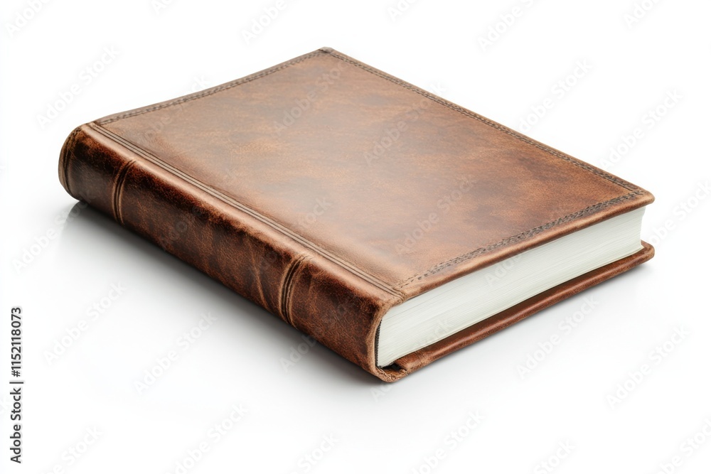 Isolated book mockup on white background, top view, high contrast, commercial product photography, e-commerce showcase Isolated book mockup on white background, top view, high contrast, commercial product photography, e-commerce showcase