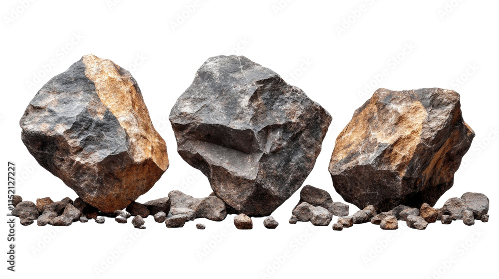 mineral stone isolated on white background mineral stone isolated on white background