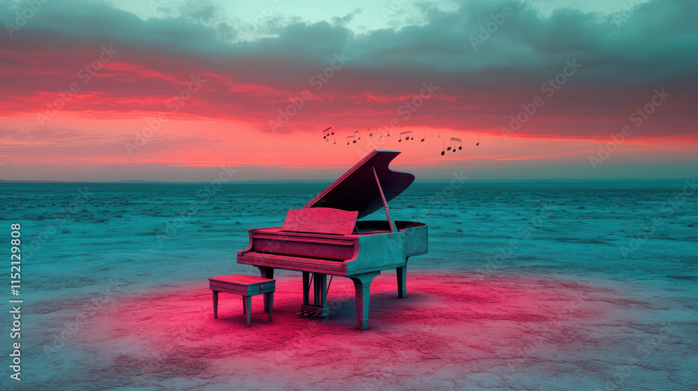 Lisztomania, A surreal image of a piano floating in a pastel sky, evoking dreamlike and whimsical feelings, perfect for creative projects. Lisztomania, A surreal image of a piano floating in a pastel sky, evoking dreamlike and whimsical feelings, perfect for creative projects.