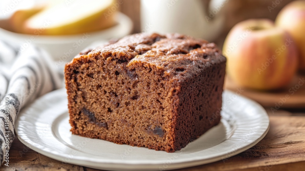 Delicious homemade apple spice cake with rustic charm Delicious homemade apple spice cake with rustic charm
