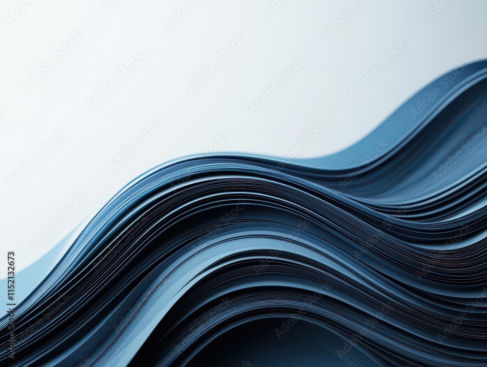 Abstract flowing lines depicting fixedincome returns over time, stability and growth in visuals Abstract flowing lines depicting fixedincome returns over time, stability and growth in visuals