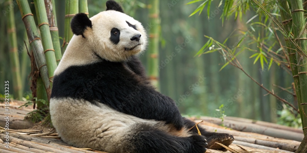 Obraz premium cute panda