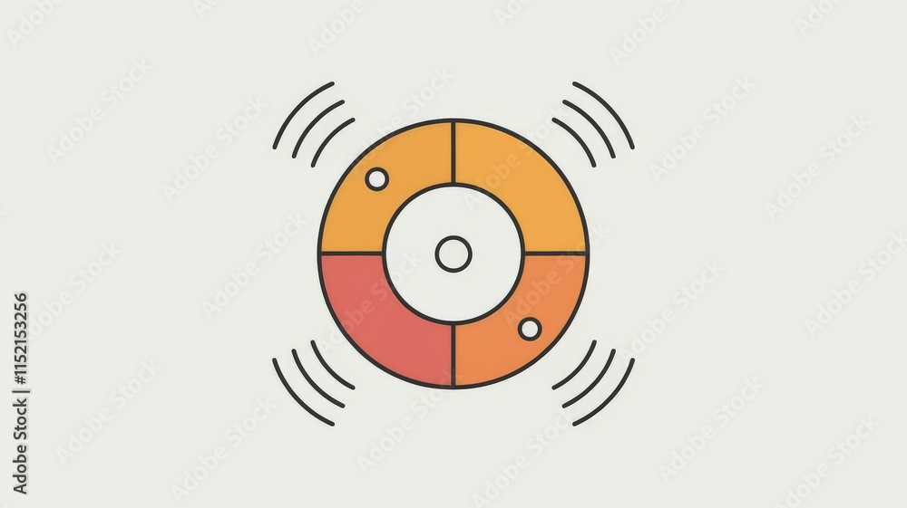 Conceptual background with radio waves. Conceptual background with radio waves.