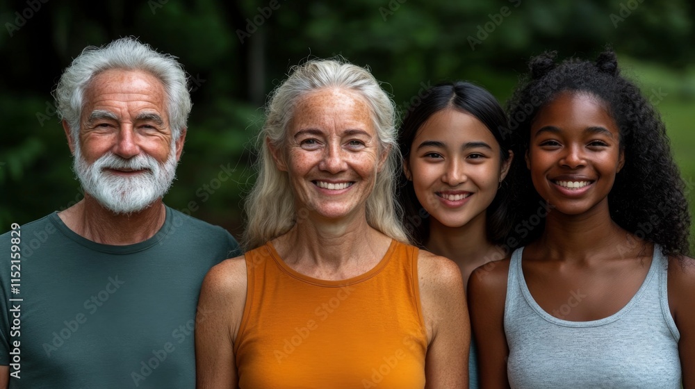 Diverse Age Groups in Outdoor Research Setting Diverse Age Groups in Outdoor Research Setting