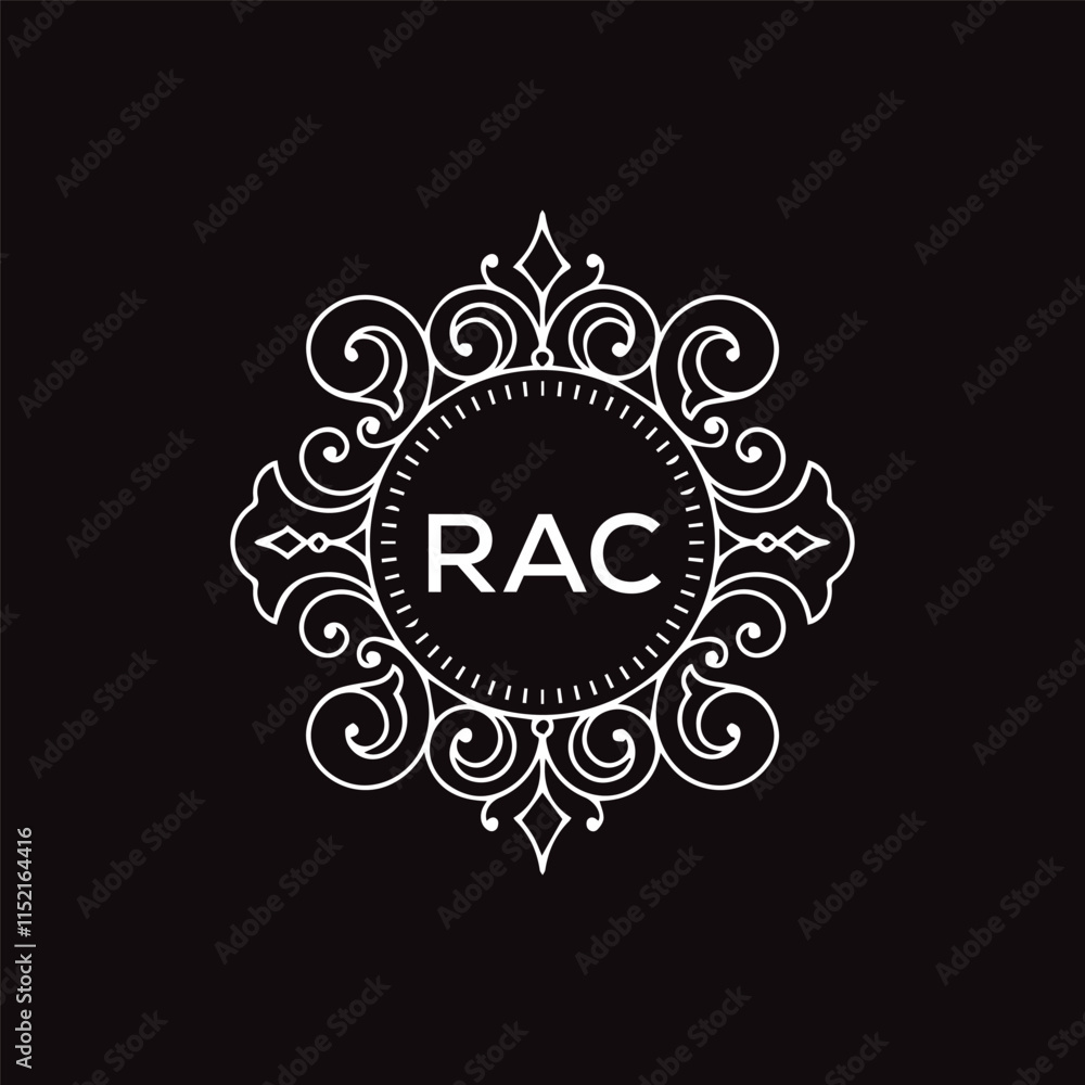 RAC letter logo design with black background in illustrator, vector logo modern alphabet font overlap style. calligraphy designs for logo, Poster, Invitation, etc. RAC letter logo design with black background in illustrator, vector logo modern alphabet font overlap style. calligraphy designs for logo, Poster, Invitation, etc.