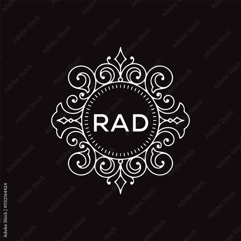 RAD letter logo design with black background in illustrator, vector logo modern alphabet font overlap style. calligraphy designs for logo, Poster, Invitation, etc. RAD letter logo design with black background in illustrator, vector logo modern alphabet font overlap style. calligraphy designs for logo, Poster, Invitation, etc.