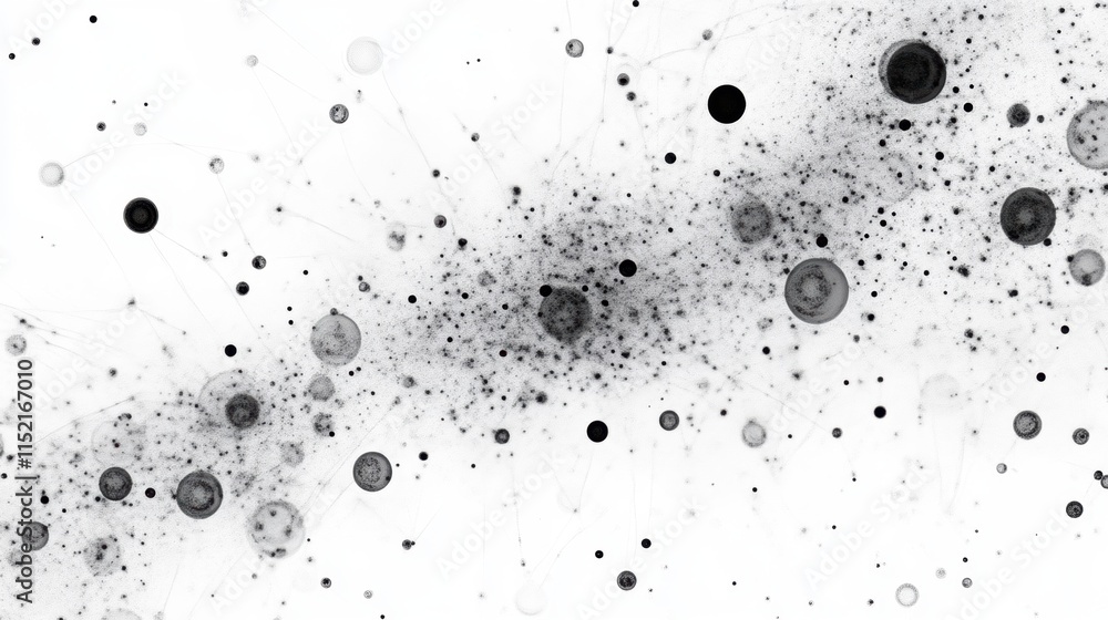 Abstract connected dots background with copy space for modern designs Abstract connected dots background with copy space for modern designs
