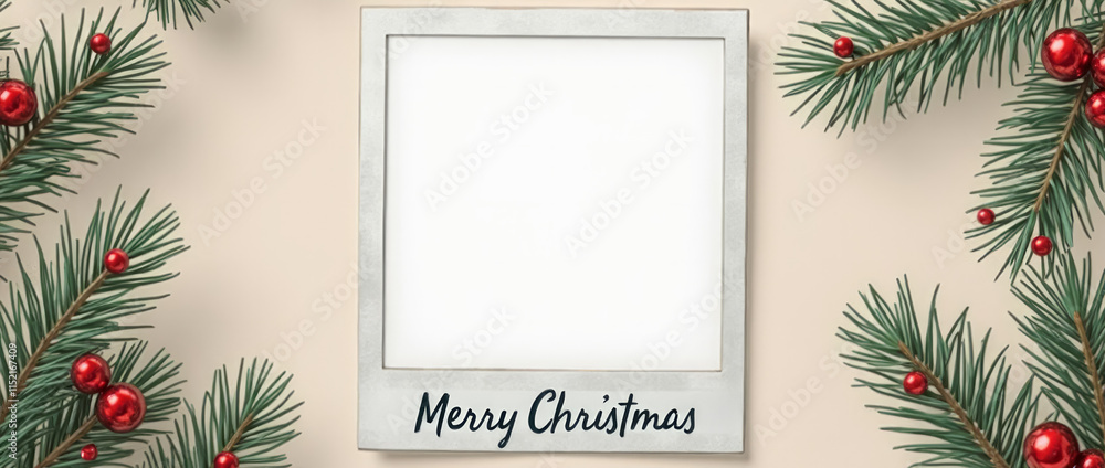 Christmas Polaroid Frame - Christmas Card Christmas Polaroid Frame - Christmas Card