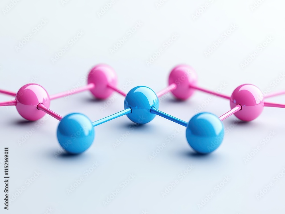 Obraz premium Dynamic network of interconnected businesses evolving in realtime, symbolizing adaptability in partnerships