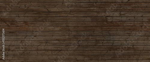 Obraz na płótnie Dark wood background, old black wood texture for background w salonie