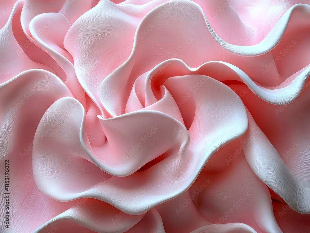 Obraz premium Abstract Pink Texture: Flowing, Soft, and Elegant Design