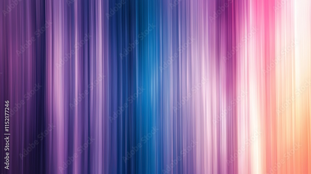 Colorful abstract background showcasing vertical stripes of light, creating a vibrant and dynamic design with a spectrum of hues ranging from purple and blue to pink and orange Colorful abstract background showcasing vertical stripes of light, creating a vibrant and dynamic design with a spectrum of hues ranging from purple and blue to pink and orange
