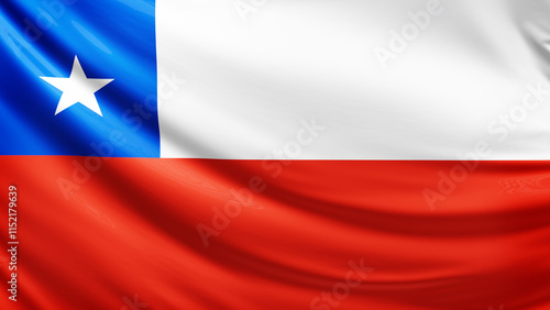 Chile flag picture, close-up shot of chilean nation flag, america, animated flag background photo, 3D photo of a flag, national symbol of american country, patriotism, full screen Free Download Chile flag picture, close-up shot of chilean nation flag, america, animated flag background photo, 3D photo of a flag, national symbol of american country, patriotism, full screen - GFXLoad