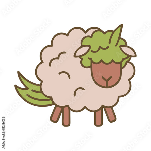 Easter Wooly Sheep Icon