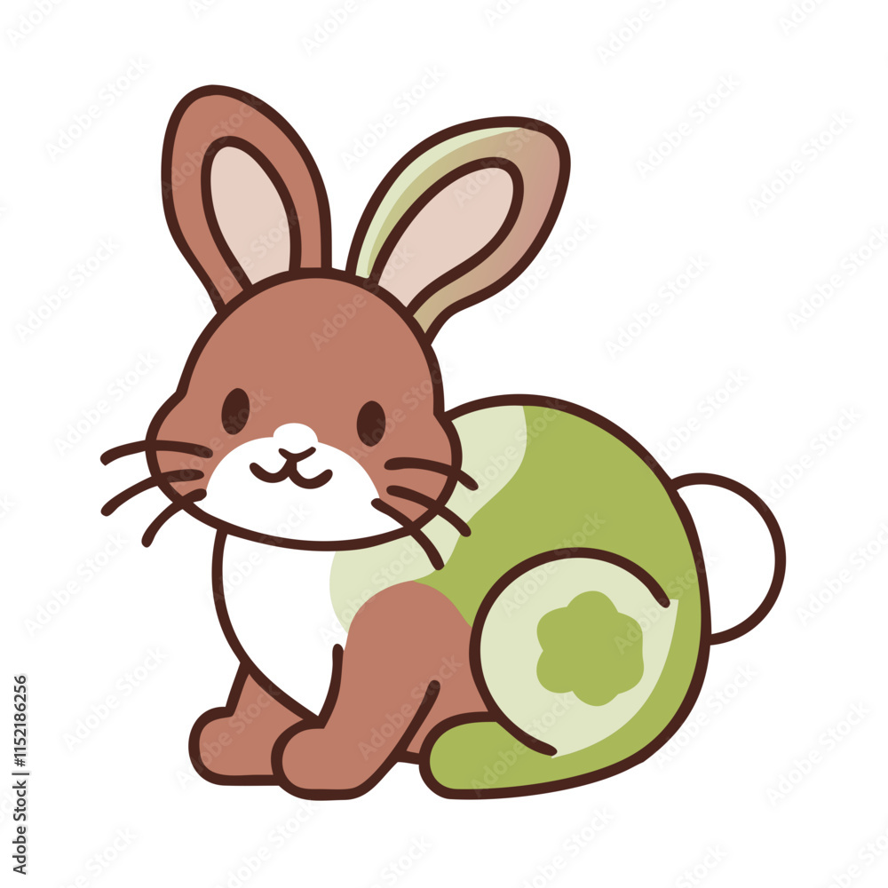 Fototapeta premium Easter Bunny Icon