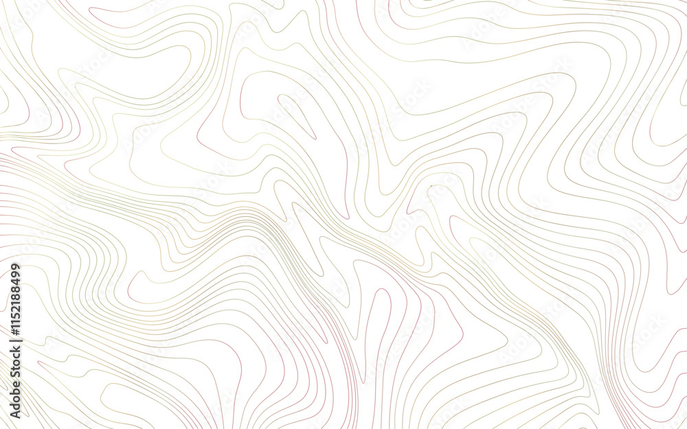 Geographic world topography. Topographic map on white background. Topo map elevation lines. vector illustration. Geographic world topography. Topographic map on white background. Topo map elevation lines. vector illustration.