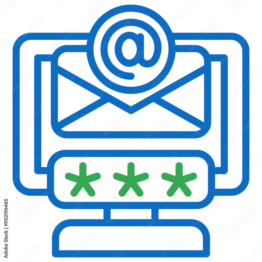 OTP vector contact us communication line dual tone icon OTP vector contact us communication line dual tone icon