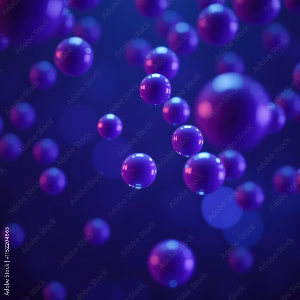 bokeh blue of A bunch of purple and blue spheres are floating in the air abstract bokeh light background bright emotional harmonious vignette bokeh blue of A bunch of purple and blue spheres are floating in the air abstract bokeh light background bright emotional harmonious vignette