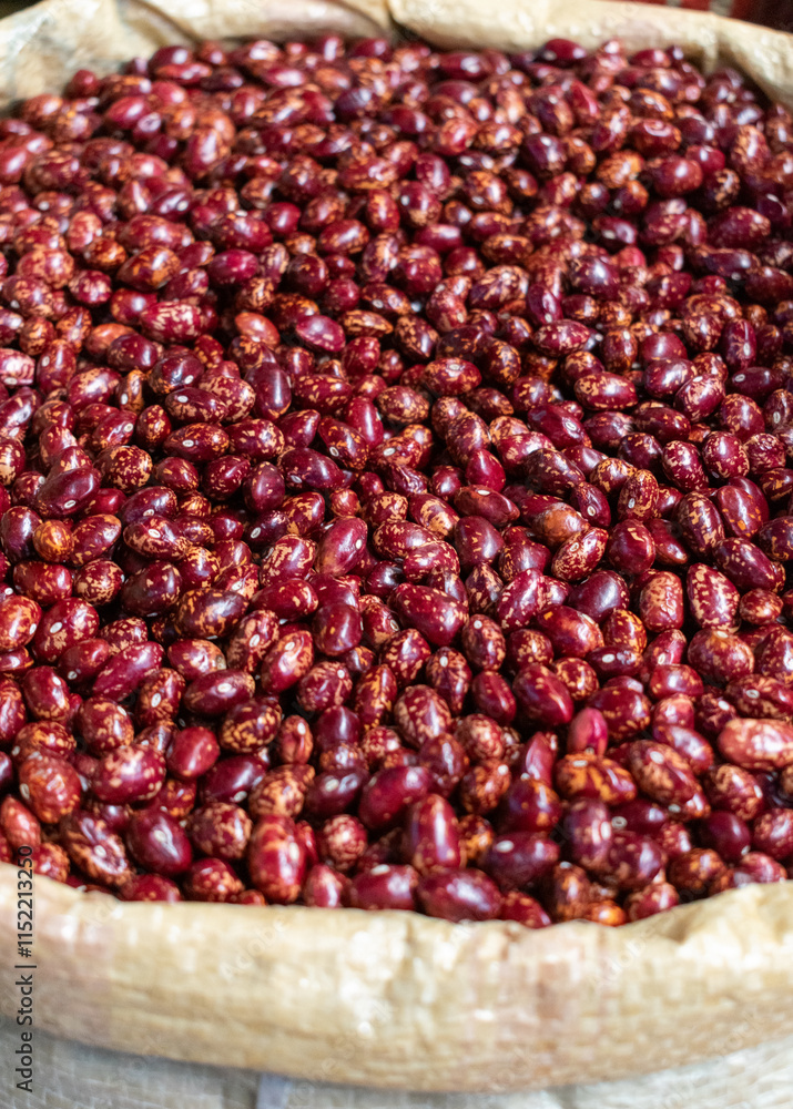 Sack Full of Red Kidney Beans Sack Full of Red Kidney Beans