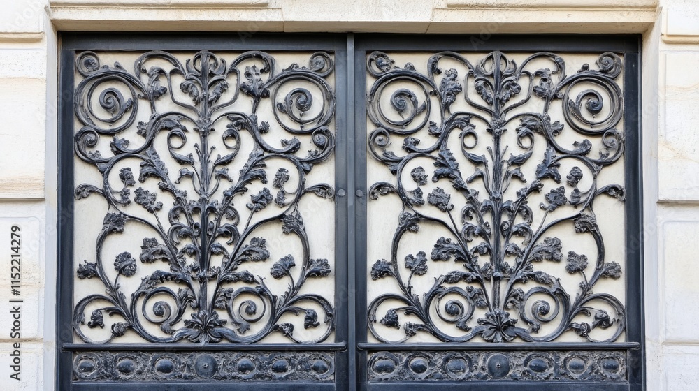 Intricate Metalwork on Historical Building Intricate Metalwork on Historical Building