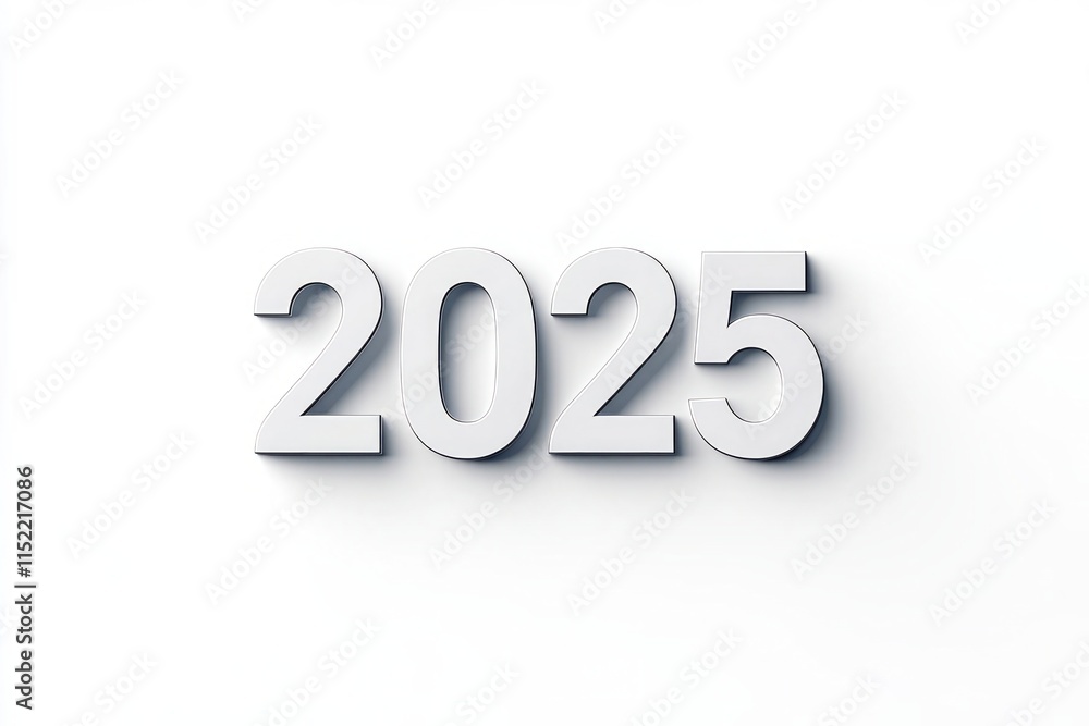 Elegant 2025 Typography Design: A Fresh, Minimalist, and Modern Visual for the New Year Elegant 2025 Typography Design: A Fresh, Minimalist, and Modern Visual for the New Year