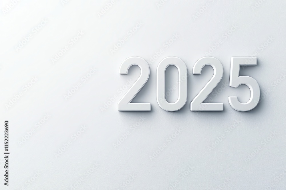 2025 New Year Minimalist Typography Design 2025 New Year Minimalist Typography Design