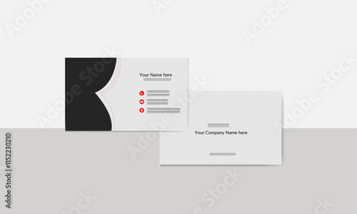 Modern minimalist Business / Visiting card design. Creative and unique business card design