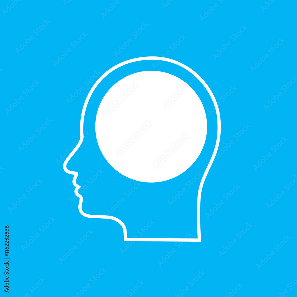 Head and circle. Head and circle.